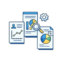 Ícone de Relatórios Gerenciais - BPO Financeiro